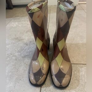 Pucci Rainboots- fair condition size 8